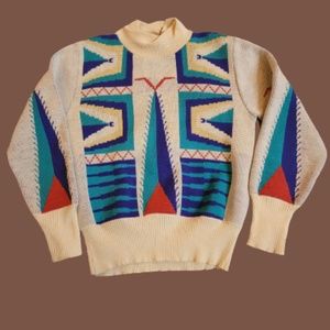 AUTH very rare " Savage"  Sweater  by Vivienne Westwood & Malcom McLaren 1982